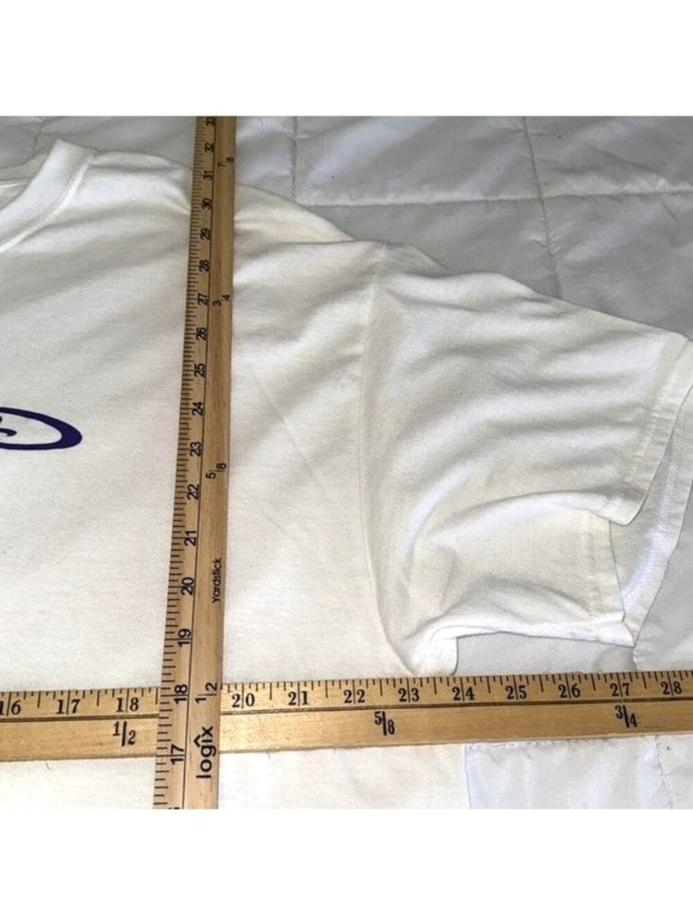 Gildan "Pop Of The Birthday Girl" White Graphic T-Shirt XL 100% Cotton - Picture 5 of 5